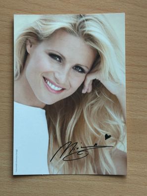 Michelle Hunziker Autogrammkarte drucksigniert #8198