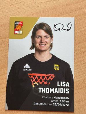 Luisa Geiselsöder DBB Basketball Autogrammkarte original signiert #8156