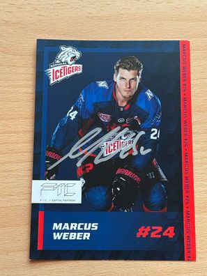 Marcus Weber Nürberg IceTigers 2023-24 Autogrammkarte original signiert #8176