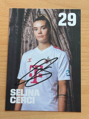 Selina Cerci 1. FC Köln 2023-24 Autogrammkarte original signiert #8140