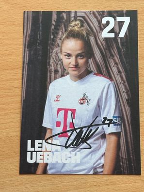 Lena Uebach 1. FC Köln 2023-24 Autogrammkarte original signiert #8137