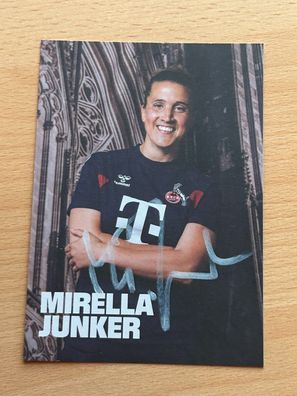 Mirella Junker 1. FC Köln 2023-24 Autogrammkarte original signiert #8143