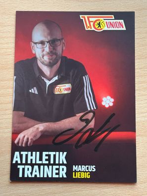 Marcus Liebig 1 FC Union Berlin 2023-24 Autogrammkarte original signiert #8095