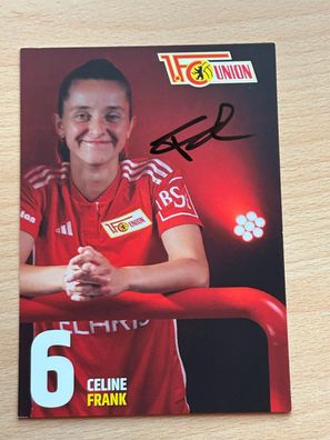 Celina Frank 1 FC Union Berlin 2023-24 Autogrammkarte original signiert #8087