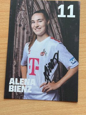 Alena Bienz 1. FC Köln 2023-24 Autogrammkarte original signiert #8124