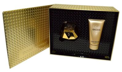 Paco Rabanne Lady Million Set 50ml + 75ml Body Lotion Eau de Parfum für Damen