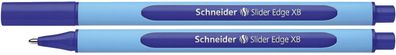 Schneider SN152203 Kugelschreiber Slider Edge Kappenmodell XB blau