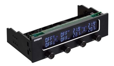 sempre SE-MP-5FC4-BL 4x Lüftersteuerung mit blue LCD Display