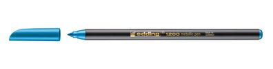 Edding 4-1200073 Fasermaler metallic color pen 1 - 3 mm metallic blau