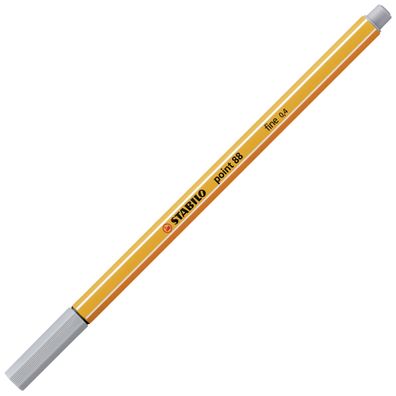 Stabilo® 88/95 Fineliner point 88® - 0,4 mm, mittelgrau