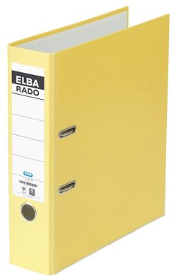 Elba 100022613 Ordner rado brillant - Acrylat/ Papier, A4, 80 mm, gelb