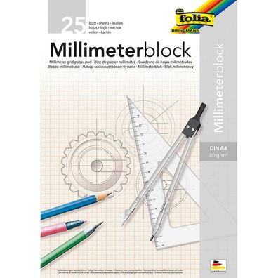 folia 8200/25 Millimeterblock DIN A4 Millimeter(T)