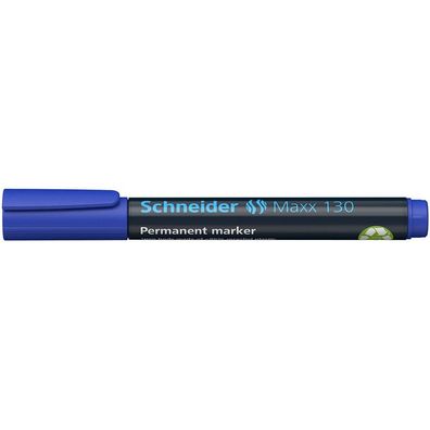 Schneider 50-113003 10er Maxx 130 Permanentmarker blau 1,0 - 3,0 mm