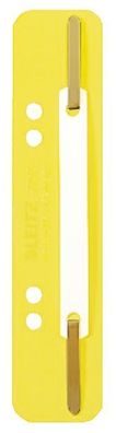 Leitz 3710-00-15 3710 Einhänge-Heftstreifen PP, kurz - gelb, 25 Stück