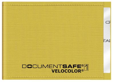 Veloflex 3271310 Kreditkartenhülle Document Safe® gelb