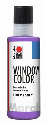 Marabu 0406 04 007 Window Color fun&fancy, Lavendel 007, 80 ml