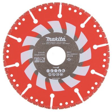 Makita Diamantscheibe 125mm Bohrung 22,23mm Stärke 2,8mm Rettung B-55310