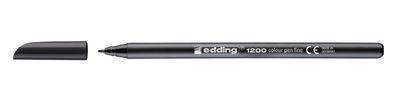 Edding 1200-001 1200 Fasermaler color pen - 0,5 - 1 mm, schwarz