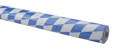 Staufen 2025 Tischtuchpapier-Rolle - Damast, 1,00 m x 10 m, Raute, blau-weiß