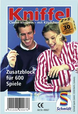 Schmidt Spiele 49067 Kniffelblock