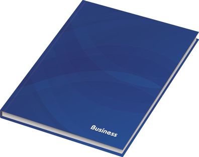 RNK Verlag 46468 Kladde / Notizbuch Business blau kariert DIN A5 96 Blatt 70 g/ qm