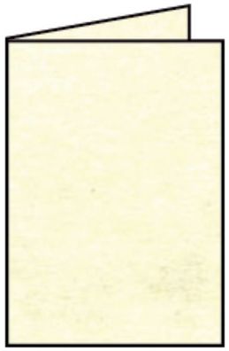 Rössler Papier 220719506 Coloretti Doppelkarte - B6 hoch, 5 Stück, chamois marmora
