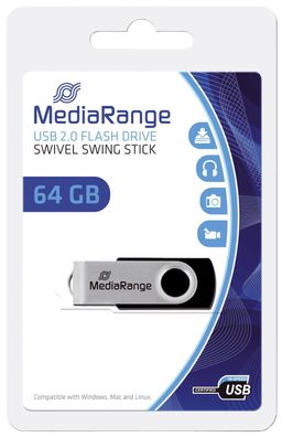 MediaRange MR912 USB Speicherstick 2.0 - 64 GB