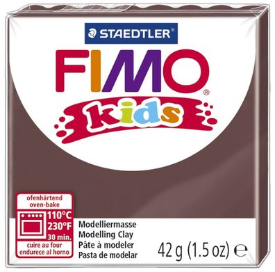 FIMO kids Modelliermasse, ofenh„rtend, braun, 42 g