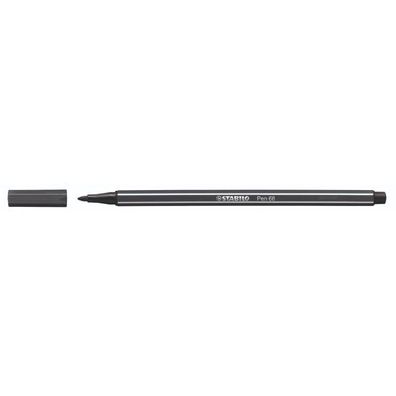 Stabilo® 68/97 Fasermaler Pen 68 - 1 mm, schwarzgrau