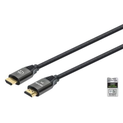 Manhattan 355933 Manhattan 8K@60Hz HDMI-Kabel mit Ethernet-Kanal St./ St. 1m