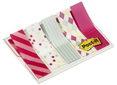 Post-it® 684-CAN5 Index im Etui - Motiv Candy Collection, Mini, 5 x 20 Haftstreife...