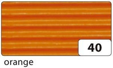 Folia 741040 Bastelwellpappe - 50 x 70 cm, orange