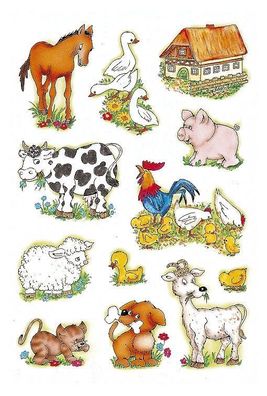 Herma 5419 Sticker DECOR Bauernhoftiere