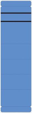 5848 Ordner Rückenschilder - breit/ kurz, 10 Stück, blau