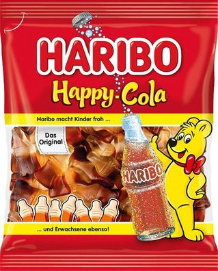 HARIBO 5389049000 Fruchtgummi Happy Cola 175g