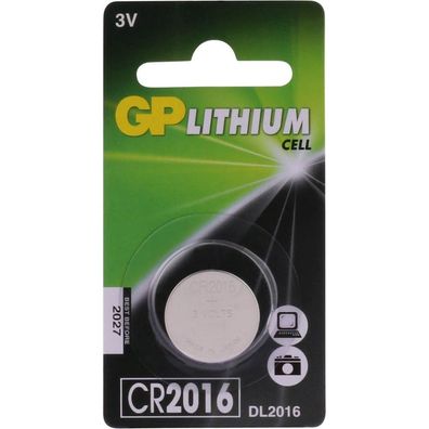 GP 0602016C1 Knopfzelle CR2016 3,0 V