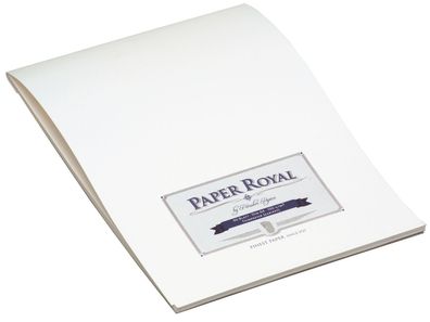 Rössler Papier 2002 831 009 Paper Royal Briefblock - DIN A4, 40 Blatt, weiß, gerip...
