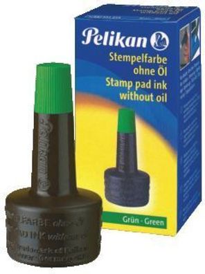 Pelikan® 351239 Stempelfarbe 4K, ohne Öl, 28 ml, grün