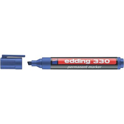 edding 4-330003 10er Permanentmarker blau 1,0 - 5,0 mm