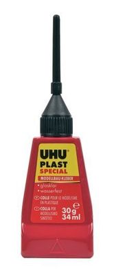 UHU® 45880 PLAST Spezial Flasche mit Feindosierspitze mit 30 g(P)