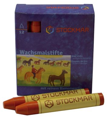 Stockmar 330-03 Wachsmalstifte - orange - 12 Stifte