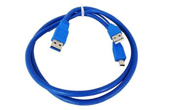 sempre U309Amicro 0,9m USB3.0 Kabel HighQuality Stecker A to Stecker MicroB blue
