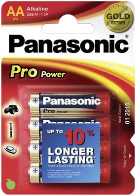 Panasonic LR6PPG/4BP 1x4 Panasonic Pro Power LR 6 Mignon AA