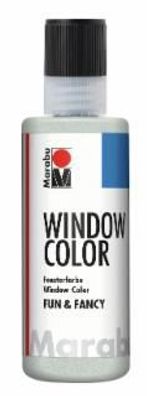 Marabu 0406 04 589 Window Color fun&fancy, Glitter-Eis 589, 80 ml