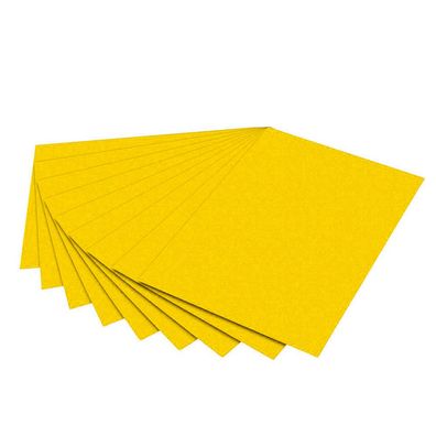folia 6414 100er Tonpapier DIN A4 130 g/ qm bananengelb(T)