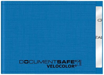 Veloflex 3271351 Kreditkartenhülle Document Safe® blau