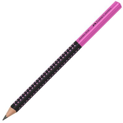 FABER-CASTELL 511911 Bleistift B schwarz/ pink 1 St.