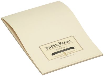 Rössler Papier 2002831008 Paper Royal Briefblock - DIN A4, 40 Blatt, chamois, ...