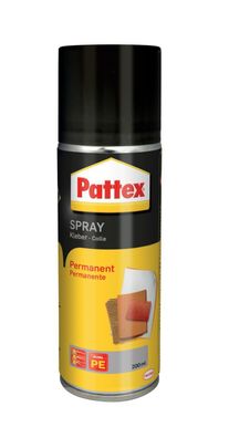 Pattex PXSP8 Power Spray Permanent, FCKW-frei, 1x200ml Spray, transparent(T)