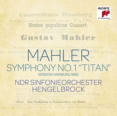 Gustav Mahler (1860-1911): Symphonie Nr.1 - Sony Class 88843050542 - (CD / Titel: A-
